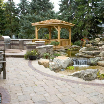 Outdoor Living with Water Gardens