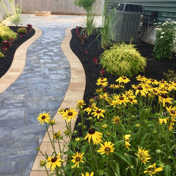 Outdoor Paver Patio with Kitchen and Firepit - West Babylon, NY 11704