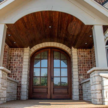 Outdoor Screen Room, Deck, and Front Entrance