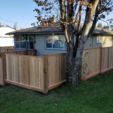 Solid Cedar Privacy Fencing