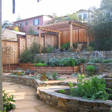 Overall terraced yard