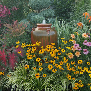 Overflowing Urn with Perennials