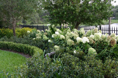 This is an example of a traditional formal garden in Jacksonville.