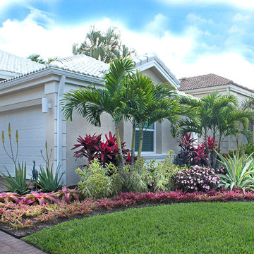 Palm Beach Gardens Tropical Landscape