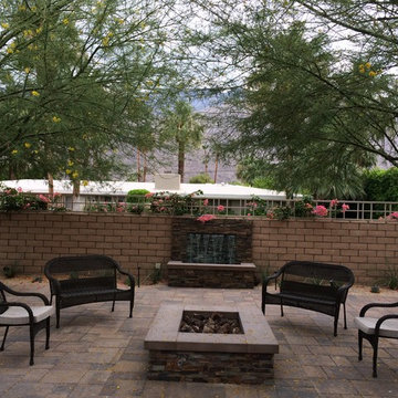 Palm Springs Mid-Century Modern Frontyard Landscape Remodel