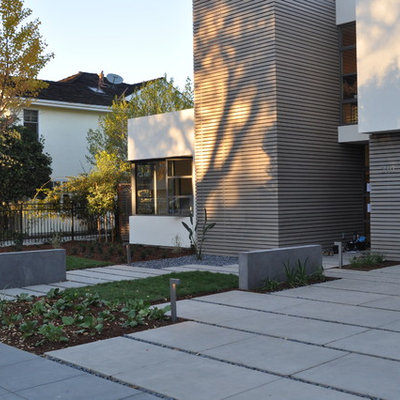 Inspiration for a modern front yard driveway in San Francisco.