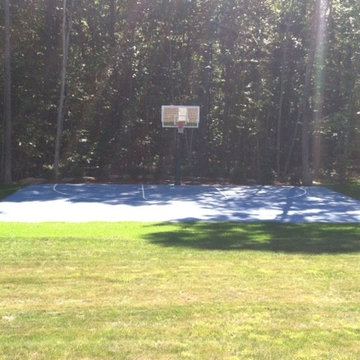 Pamela M's Pro Dunk Platinum Basketball System on a 50x42 in Clinton, CT