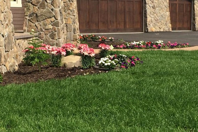 Design ideas for a front yard landscaping in Minneapolis.