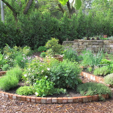Parterre garden in spring