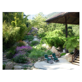 Pat Brodie Landscape Design Eclectic Landscape Santa Barbara