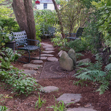 Path through the shade garden