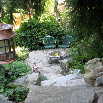 Patio and firepit