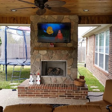 Patio Cover & Fire Place 11/01/14