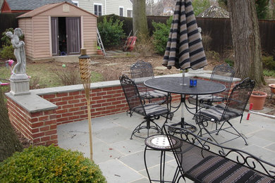 Patios with Seating Bench