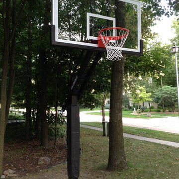 Patricia D's Pro Dunk Platinum Basketball System on a 40x20 in Frankenmuth, MI