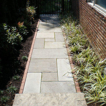 Pattern Cut Bluestone Walkway