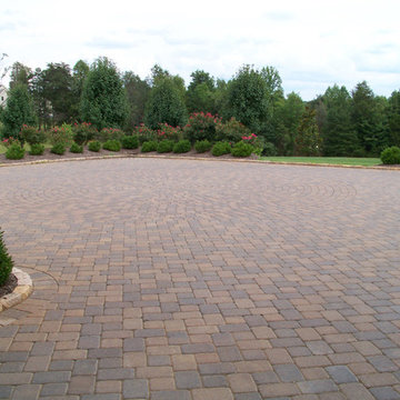 Paver Driveway and Pool Terrace