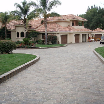 Paver Driveway and Walkway installation - Danville, CA