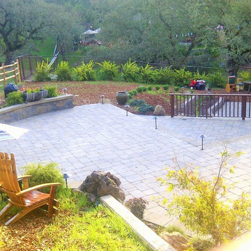 Paver patio and Low Voltage Lighting