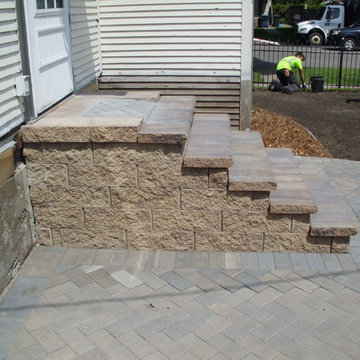 Paver Steps and Landscaping