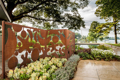 Design ideas for a mid-century modern landscaping in DC Metro.
