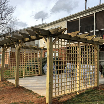 Pergola Installation (After 3) | Brother Landscapes, LLP | Raleigh, NC
