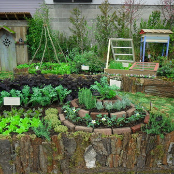 Permaculture Kitchen Garden - Herb Spiral