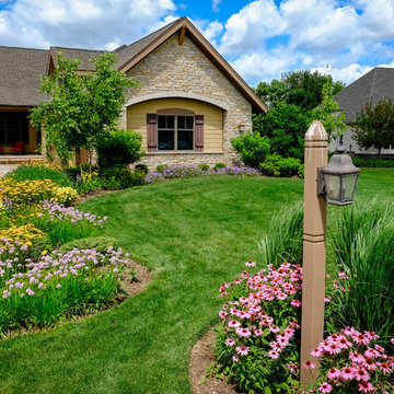 Arts and Crafts Front Yard Renovation - Pewaukee