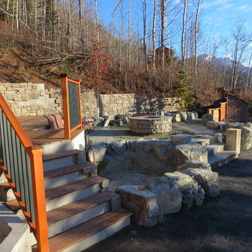 Phase 1 of 2 Eagler River Deck and  Fire pit Terrace