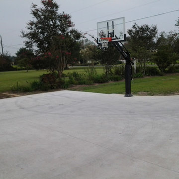 Philip O's Pro Dunk Platinum Basketball System on a 40x30 in Pembroke, NC