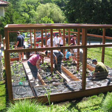 Planting Day in a Community Garden