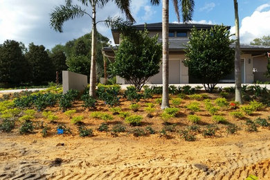 This is an example of a traditional landscaping in Orlando.
