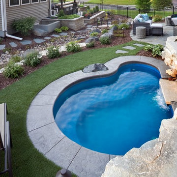 Plunge Pool | No-Mow Forest Backyard | Inver Grove Heights, MN