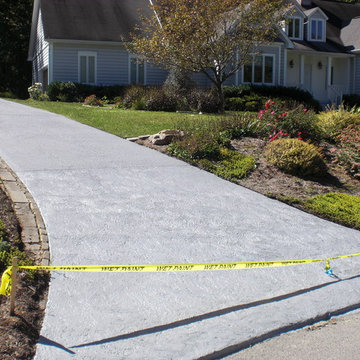 Polymer-Concrete Overly Driveway Repair