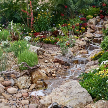 Pond-less Stream and Landscaping