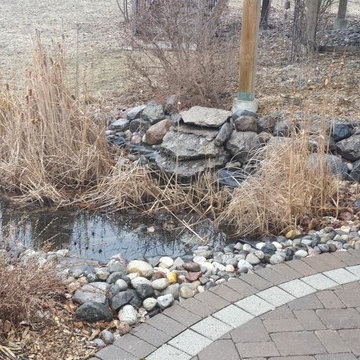 Pond renovation Before