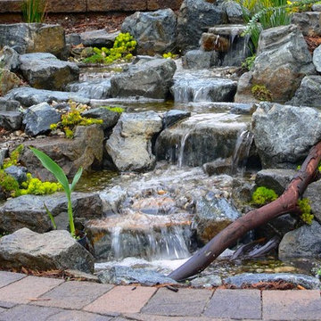 Pondless Waterfall Patio