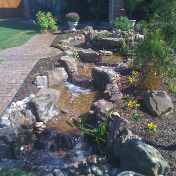 Pondless Waterfalls Ideas for your Oklahoma Landscape