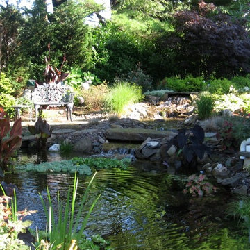 Ponds & Waterfalls For Backyards & Front Yards