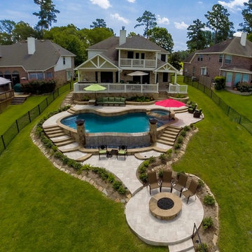 Pool Landscape Grand Harbor/Lake Conroe