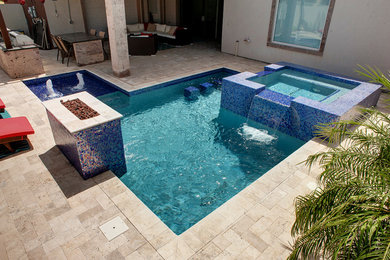 Pool with Water Features