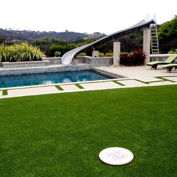 Pools with Artificial Grass