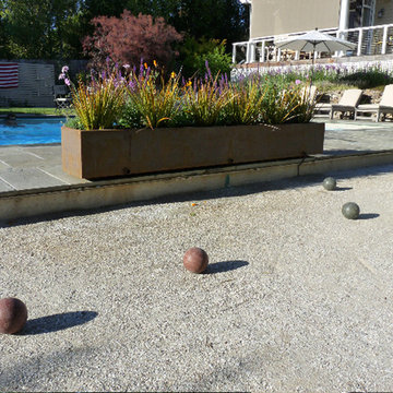 Poolside Bocce Ball Court
