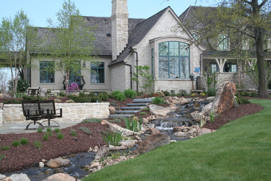 This is an example of a traditional landscaping in St Louis.