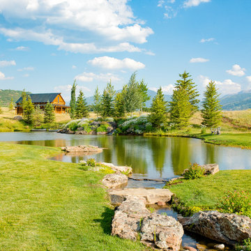 Private Residence with Pond