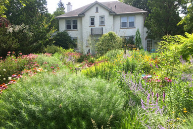 Photo of a large full sun front yard landscaping in Philadelphia.