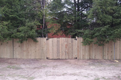 Property Line Fence + Gate