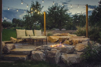 Design ideas for a rustic landscaping in Salt Lake City.