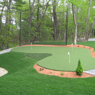 75 Beautiful Medium Sized Garden with an Outdoor Sport Court Ideas