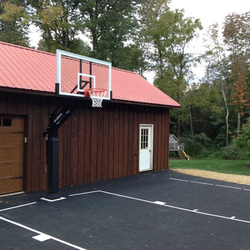 Quincy L's Pro Dunk Platinum Basketball System on a 50x30 in Quakertown, PA